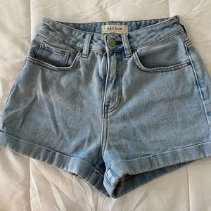 High Waisted Jean Shorts